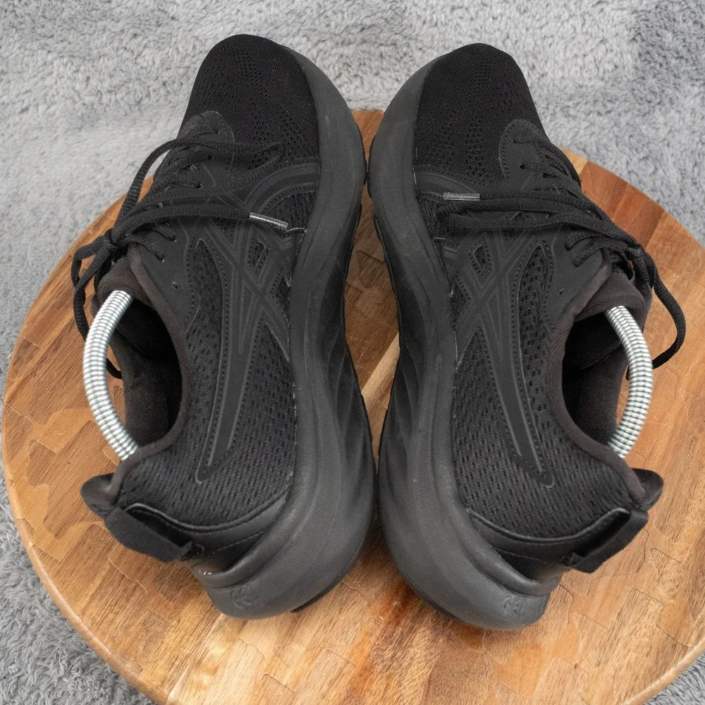ASICS Gel-Contend 9 Running Shoes Mens 10 Black Good Athletic Sneakers 1011B881